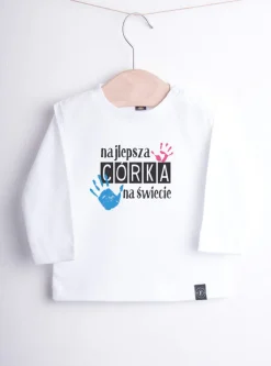 Body/koszulka z nadrukiem Najlepszy Synek/Córka na świecie