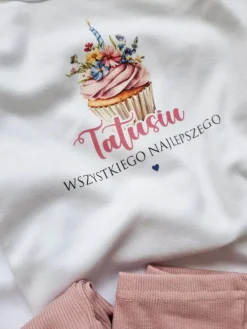 Body niemowlęce babeczka wszystkiego najlepszego