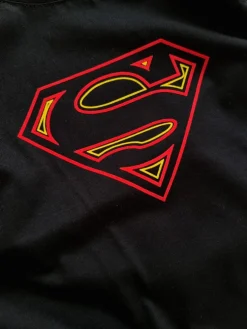 Body niemowlęce kolorowy superman