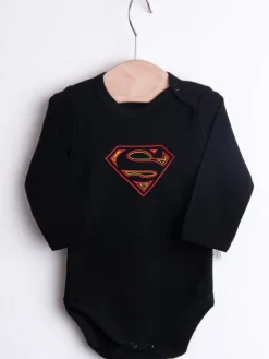 Body niemowlęce kolorowy superman