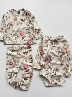 Body niemowlęce kwiaty vintage