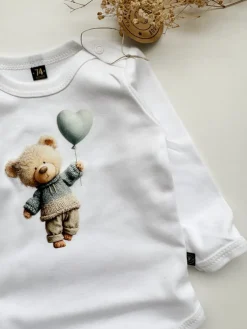 Body niemowlęce misio z balonikiem