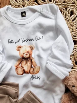 Body niemowlęce miś Tatusiu! Kocham Cię!