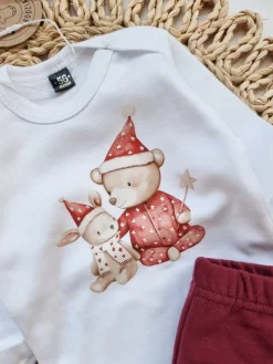 Body niemowlęce świąteczni przyjaciele