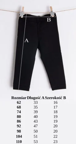 Czarne Legginsy
