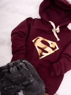 Dziecięca bluza dresowa z nadrukiem logo superman’a