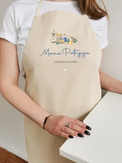 Fartuch kuchenny z nadrukiem mama szefowa kuchni