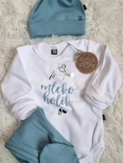 Komplet body mlekoholik + półśpiochy lub spodnie