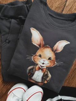 Komplet dla dziecka króliczek w marynarce