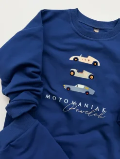 Komplet dla dziecka motomaniak (bluza + spodnie)