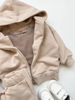 Komplet dla dziecka szop na rowerze (bluza z kapturem + spodnie)