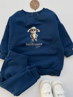 Komplet dla dziecka z owieczką niezły przystojniak (bluza + spodnie)