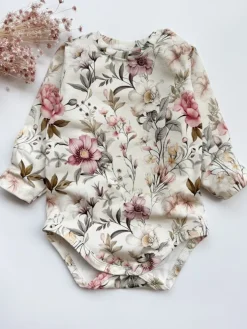 Komplet dla dziewczynki kwiaty vintage 3el.