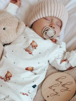 Komplet dla niemowlaka miś pod kołderką