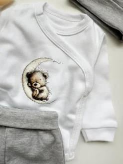 Komplet dla niemowlaka misio na księżycu