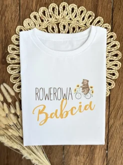 Koszulka damska rowerowa babcia