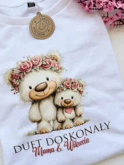 Koszulka damska z misiami duet doskonały