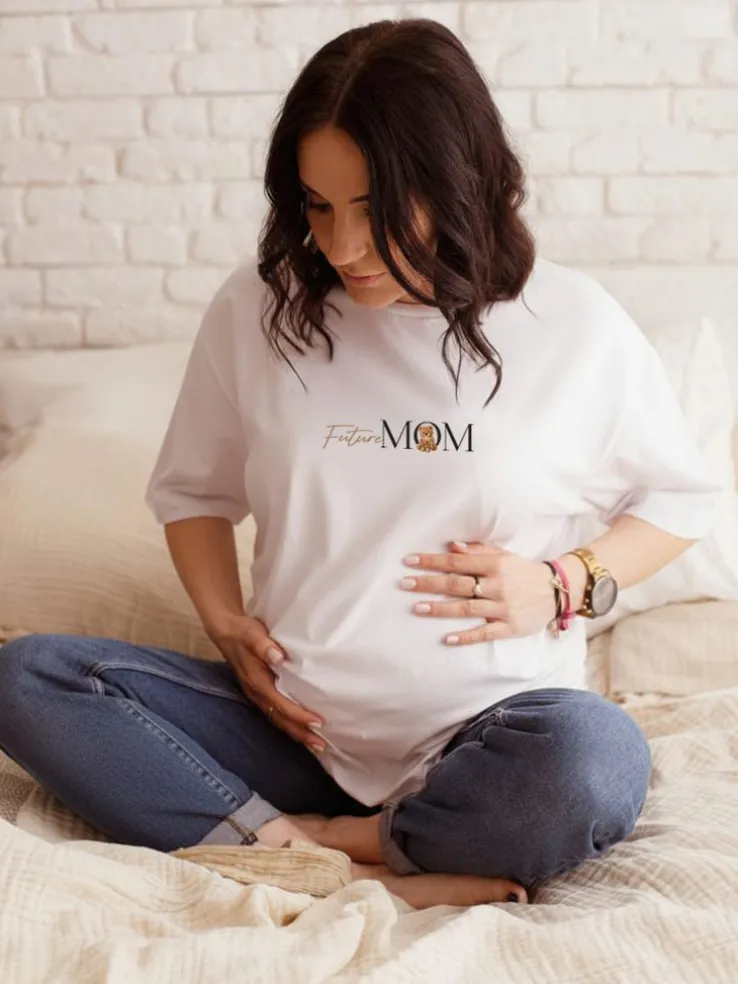 Koszulka damska z misiami Future Mom