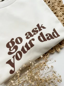 Koszulka damska z nadrukiem go ask your dad