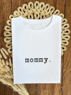 Koszulka damska z nadrukiem mommy.