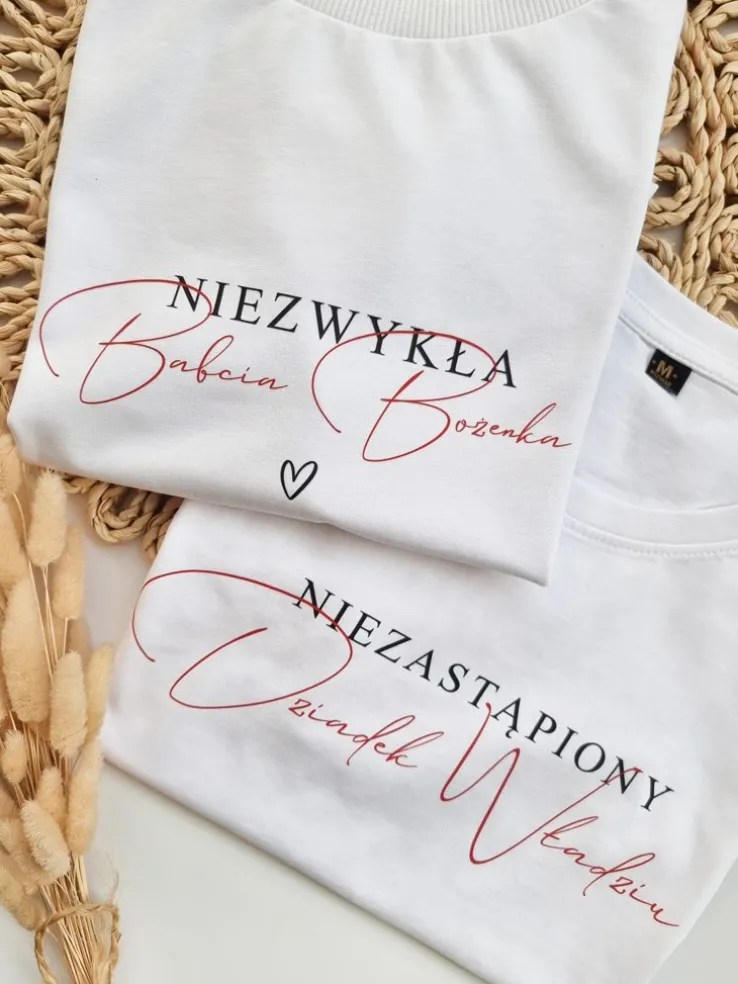 Koszulka damska z nadrukiem niezwykła Babcia