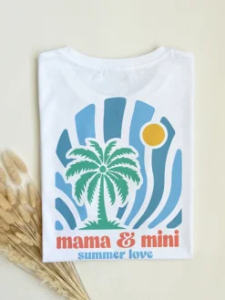 Koszulka damska z nadrukiem palmy summer love