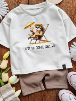 Koszulka dla dziecka czas na słodkie lenistwo