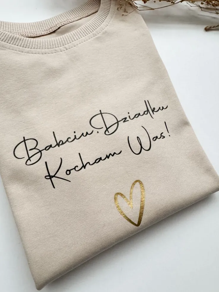 Koszulka dla dziecka Kocham Cię Babciu / Dziadku