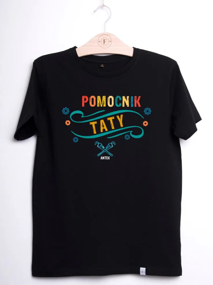 Koszulka dla majsterkowicza pomocnicy taty
