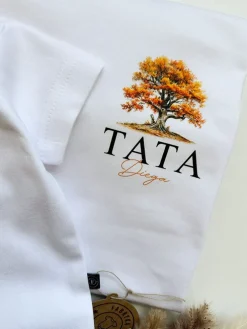 Koszulka dla taty z nadrukiem drzewa