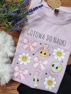 Koszulka dziecięca gotowa do nauki