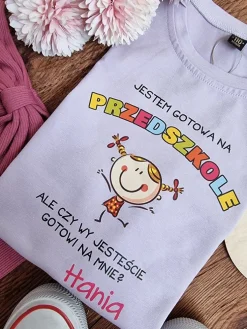 Koszulka dziecięca gotowa na przedszkole