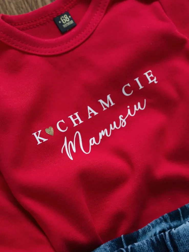 Koszulka dziecięca K❤cham Cię Mamusiu