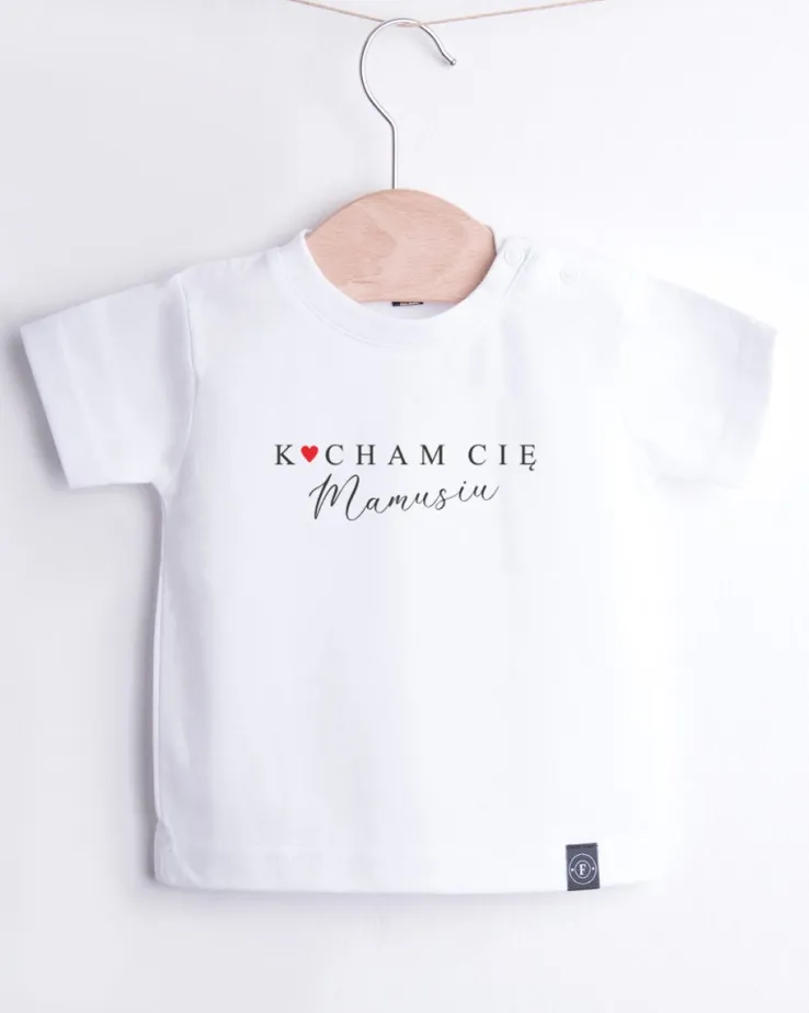 Koszulka dziecięca K❤cham Cię Mamusiu