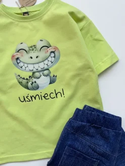 Koszulka dziecięca krokodyl uśmiech!