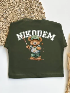 Koszulka dziecięca misio baseballista