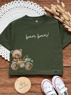 Koszulka dziecięca misio brum brum