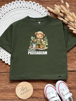 Koszulka dziecięca misio czasem przesadzam