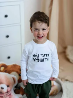 Koszulka dziecięca mój tata wymiata