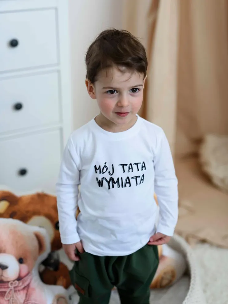 Koszulka dziecięca mój tata wymiata