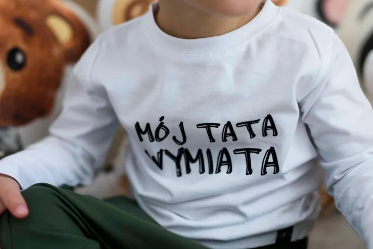 Koszulka dziecięca mój tata wymiata