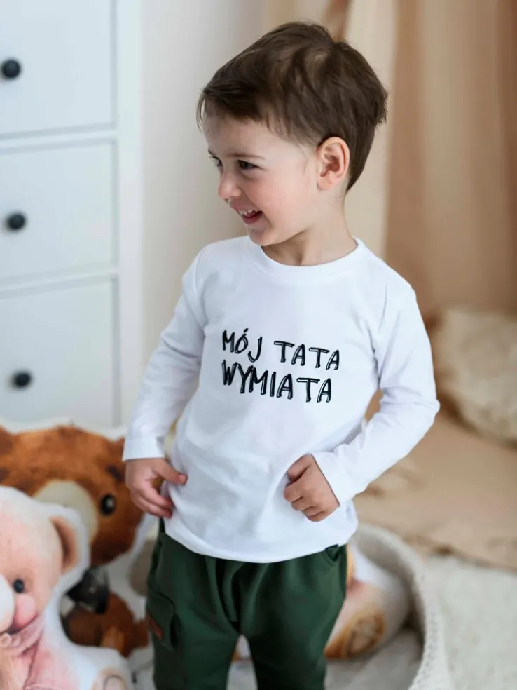 Koszulka dziecięca mój tata wymiata