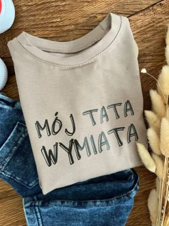 Koszulka dziecięca mój tata wymiata