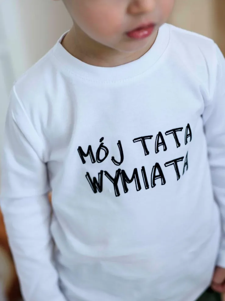 Koszulka dziecięca mój tata wymiata