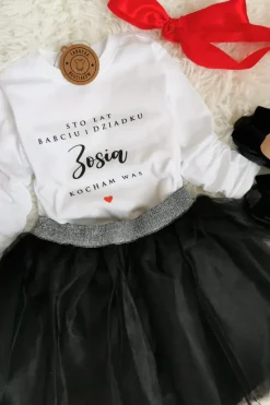 Koszulka dziecięca sto lat babciu dziadku
