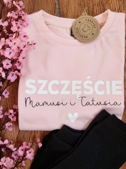 Koszulka dziecięca szczęście mamusi i tatusia