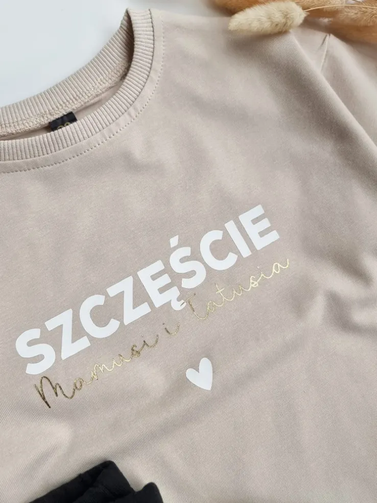 Koszulka dziecięca szczęście mamusi i tatusia