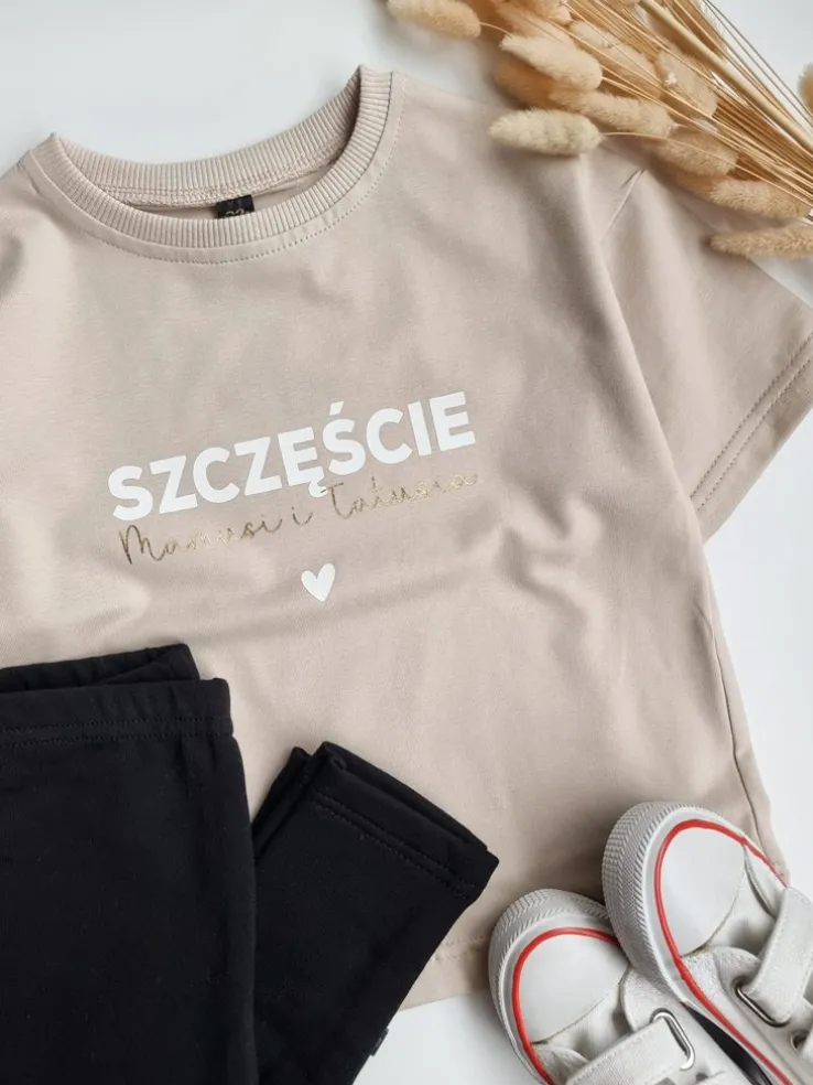 Koszulka dziecięca szczęście mamusi i tatusia