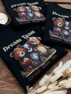 Koszulka dziecięca z misiami dream team
