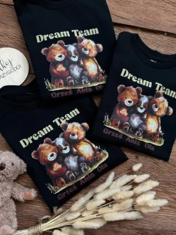 Koszulka dziecięca z misiami dream team